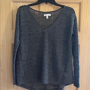 Aeropostale Dark Gray V Neck Sweater Size Large‎